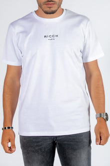  T-shirt homme en jersey de coton à motif imprimé (BLANC)